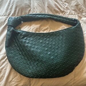 Knot Hobo Bag in Dark Green | Brand New